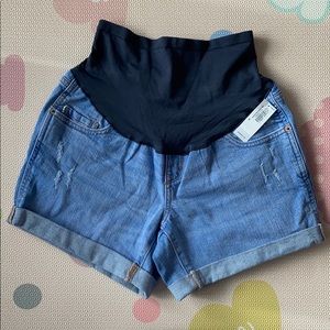 Brand New Old Navy Maternity- Denim Shorts Size 0